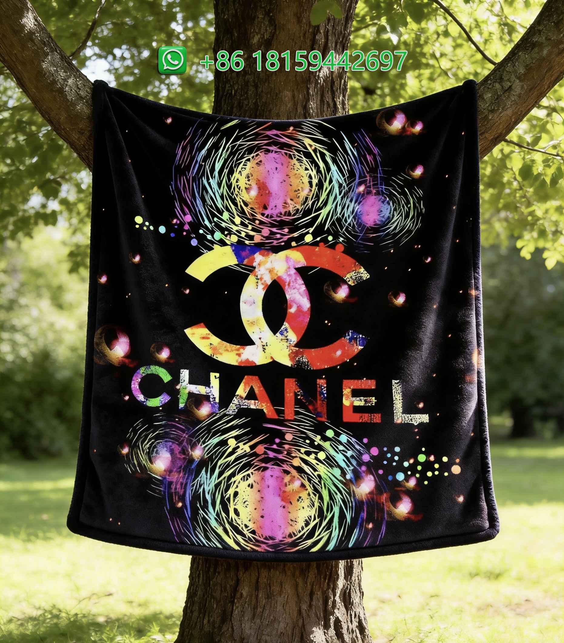 Chanel Throw Blankets